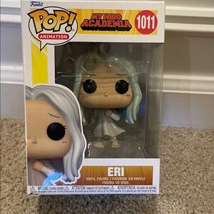 Funko Pop Animation Eri with White Hair and Gray Outfit. Opened box once.